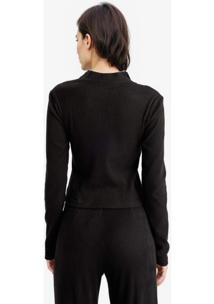 Dik Yaka Fermuarlı Sweatshirt F0999AX25WN modelleri