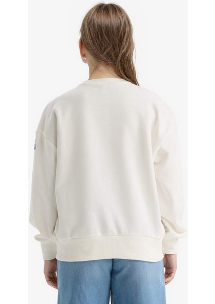 Kız Çocuk NBA Wordmark Oversize Geniş Kalıp Bisiklet Yaka Sweatshirt F3200A825AU fırsatları