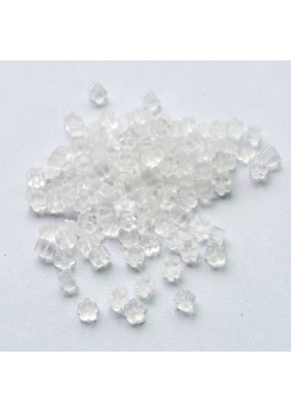 Küpe Güvenliği Sırtları &quot Küpe Kaybetmeyin&quot Kauçuk Petal Tarzı Küpe Tel Tıpası (Earnuts) 100 (Yurt Dışından) fırsatları