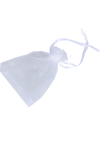 20 x Organza Çizim Takı Mücevher Hediye Çantası Torbası Beyaz (Yurt Dışından)