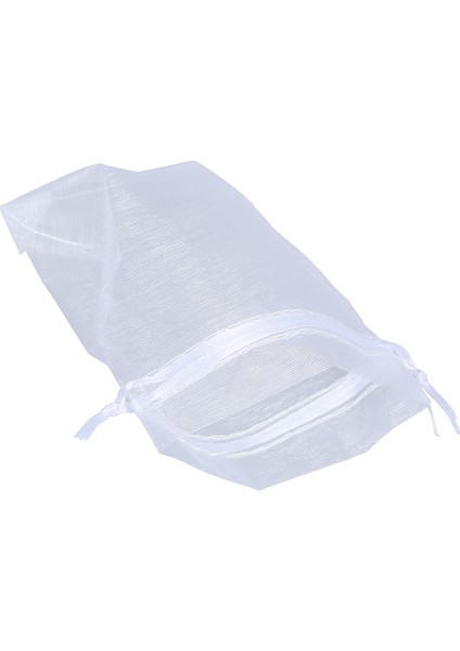 20 x Organza Çizim Takı Mücevher Hediye Çantası Torbası Beyaz (Yurt Dışından) fiyatları
