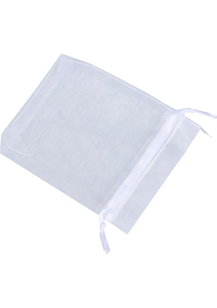 20 x Organza Çizim Takı Mücevher Hediye Çantası Torbası Beyaz (Yurt Dışından) modelleri