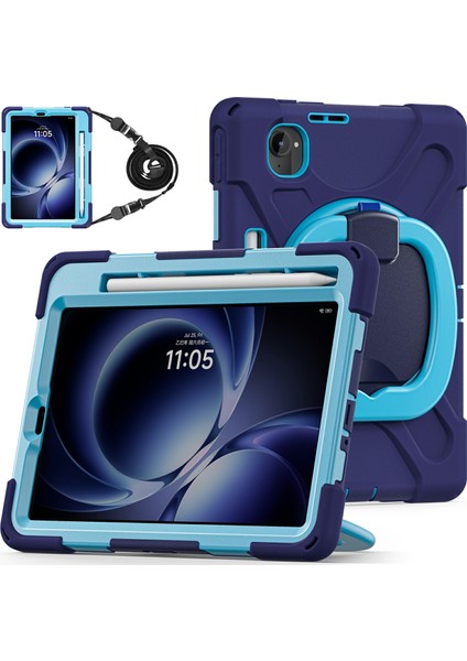 Xiaomi Pad Mini Kılıf Için Omuz Askılı Tpu + Pc + Silikon Ayaklı Tablet Kılıfı (Yurt Dışından)