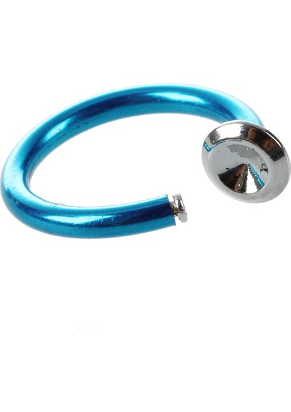 8 Lot Mix Renk Klipi Punk Burun Kulak Göbek Halkaları (Yurt Dışından) modelleri