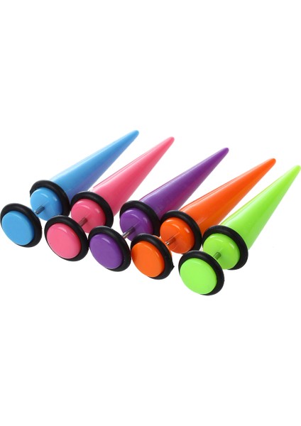 5pcs Renkli Dolandırıcı Kulak Konik Sedye Genişletici 2g (Yurt Dışından) fiyatları