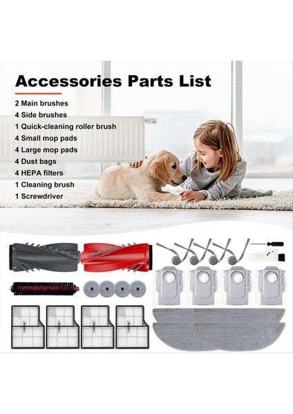 Roborock Saros Için 10/G30 Robot Vakum Süpürge Yedek Parçalar Ana Yan Fırça Toz Çanta Filtresi Mop Pad Aksesuarları (Yurt Dışından) modelleri