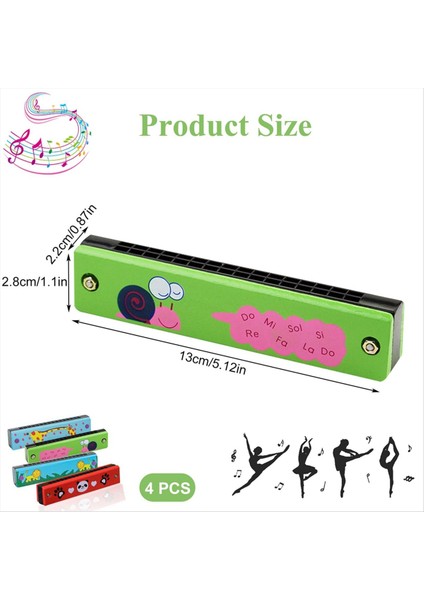 Çocuk Mızıka 4 Diyatonik Mızıka Paketi Yeni Başlayanlar Için Ahşap Müzik Aleti Profesyoneller Öğrenciler (Yurt Dışından) fiyatları