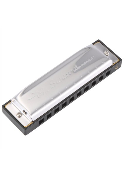 Swan Mızıka 10 Delik C Silver W/ Kasa Blues Arp Paslanmaz Çelik Yeni (Yurt Dışından) fiyatları