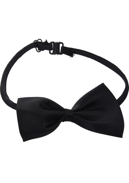 Garsonlar Için 2 Adet Katı Siyah Önceden Bağlı Düzenlenebilir Klipsli Kurulum Bowtie (Yurt Dışından) fiyatları