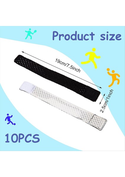 5 Çift Voleybol Kol Bantları Kol Tutucular Futbol ve Döngü Bağlantı Elemanları ile Kol Bağları Siyah Kayışlar Siyah (Yurt Dışından) fiyatları