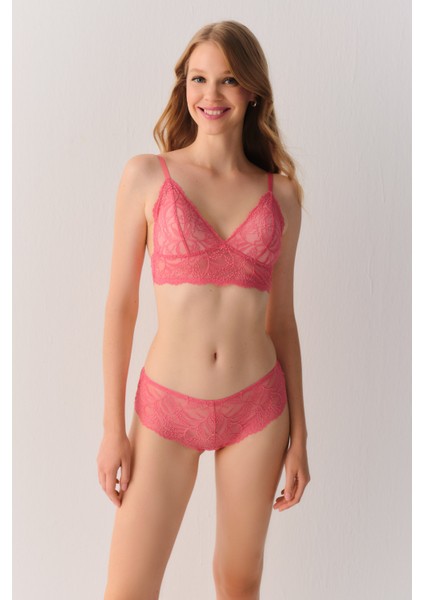 Tender Leaves Yüksek Bel Dantelli Slip Külot fiyatları