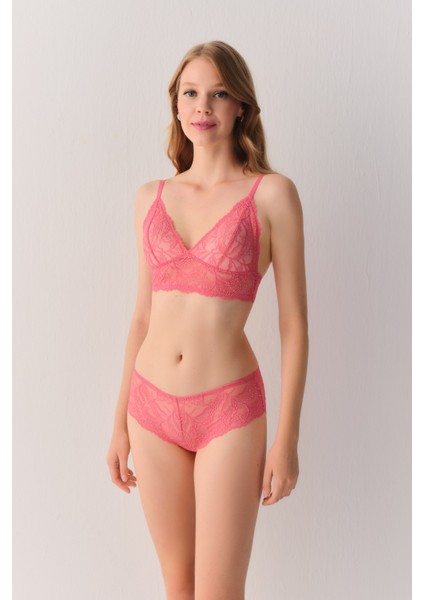 Tender Leaves Yüksek Bel Dantelli Slip Külot modelleri