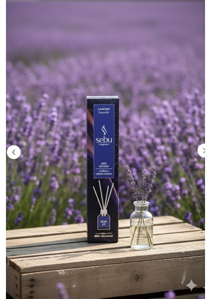 Lavanta Ortam Kokusu Bambu Çubuklu