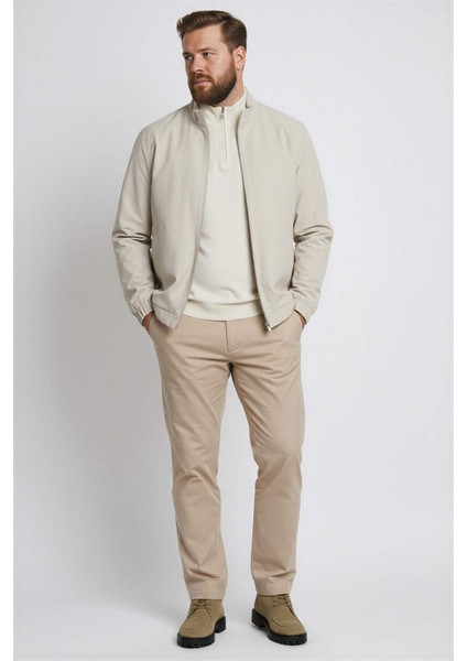 Regular Fit Dik Yaka Fermuarlı Cepli Mevsimlik Baharlık Mont D6330AX25SP fiyatları