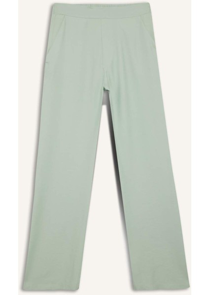 Wide Leg Basic Düz Geniş Paça Pantolon E7979AX25SM