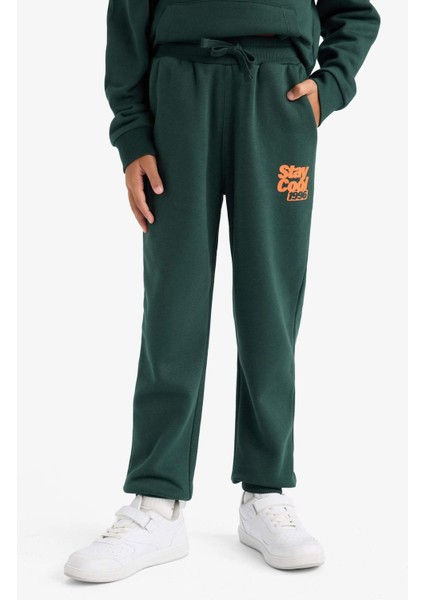 Erkek Çocuk Beli Lastikli Baskılı Eşofman Altı modelleri