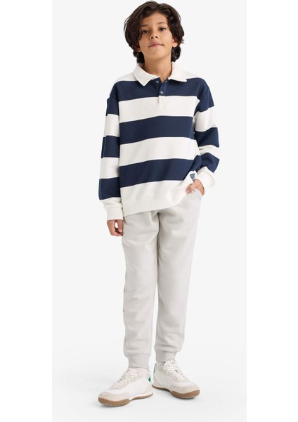 Erkek Çocuk Beli Lastikli Jogger Eşofman Altı K8852A625AU