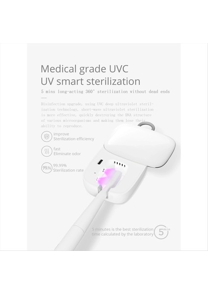 Mini Uv Hafif Diş Fırçası Sterilizatör Hızlı Fanlar Kuru Tutucu Banyo Ekipmanı Antibakteri Ultraviyole Diş Fırçası Kutusu (Yurt Dışından) modelleri