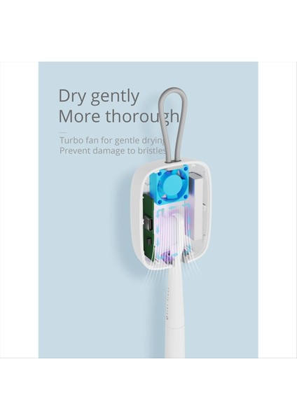 Mini Uv Hafif Diş Fırçası Sterilizatör Hızlı Fanlar Kuru Tutucu Banyo Ekipmanı Antibakteri Ultraviyole Diş Fırçası Kutusu (Yurt Dışından) fırsatları
