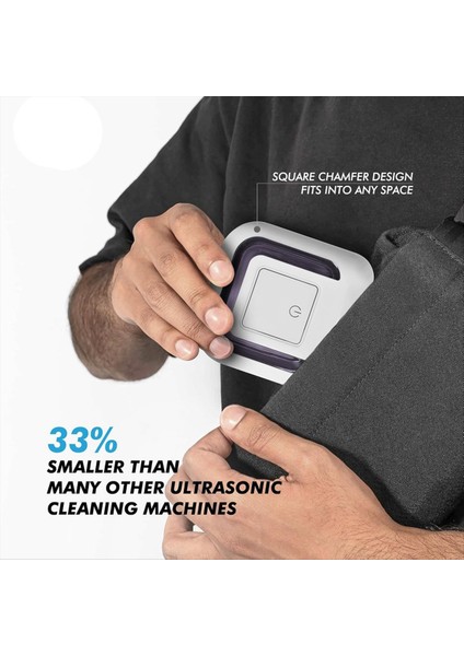 2 Dijital Zamanlayıcı ile Ultrasonik Tutucu Temizleyici Makinesi, Görüntüleme Bağlantı Noktası ile U-V Dental Temizleme Pod, 180ML Ab ​​fişi (Yurt Dışından) indirimleri