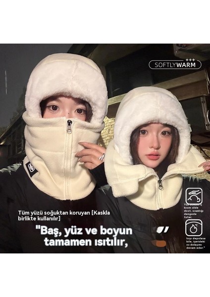 Erkekler ve Kadınlar Için Yeni Rüzgar Geçirmez Bisiklet Eşarpı Hepsi Bir Arada Şapka, Kış Bisiklet Sıcak ve Soğuğa Dayanıklı Kask Astar Fermuarlı Kafa (Yurt Dışından) modelleri