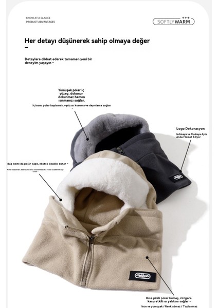 Erkekler ve Kadınlar Için Yeni Rüzgar Geçirmez Bisiklet Eşarpı Hepsi Bir Arada Şapka, Kış Bisiklet Sıcak ve Soğuğa Dayanıklı Kask Astar Fermuarlı Kafa (Yurt Dışından) fiyatları