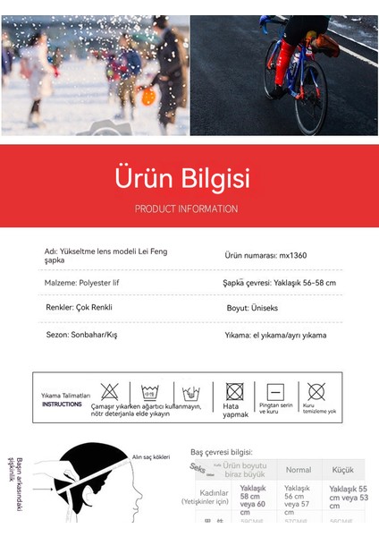 Yeni Lei Feng Şapka Kadın Kış Karikatür Bisiklet Elektrikli Bisiklet Şapkası Kış Rüzgar Geçirmez ve Sıcak Eser Soğuk Koruma Kulak Koruması ve Yüz Koruması Iki Parçalı Set (Yurt Dışından) fiyatları