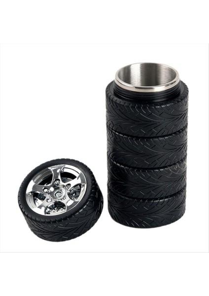 Lastik Su Şişesi Hediyesi Hediyeler Paslanmaz Çelik Kahve Çay Kupa Cadılar Bayramı Araba Lover Doğum Günü Hediyesi Su Bardağı (Yurt Dışından)