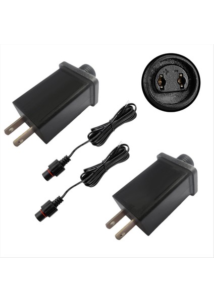 2pcs Yedek Yard Şişirilebilir Adaptör 12V 1A, Sınıf 2 Güç Kaynağı 9.84FT Uzatma Kablosu Abd Fişi (Yurt Dışından)