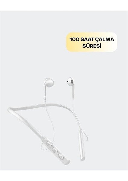 Uzun Pil Ömürlü Kablosuz Kulaklık – Boyun Askılı, 100 Saat Kullanım fırsatları