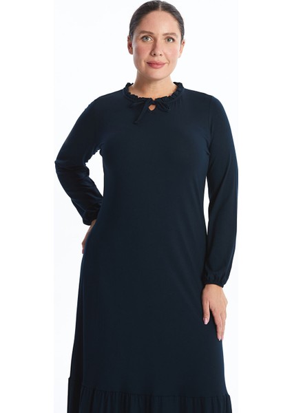 Yeni Sezon Bağlamalı Yaka Elbise fiyatları