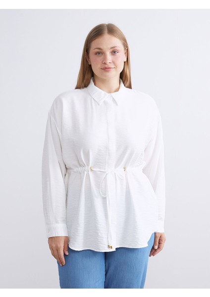 Yeni Sezon Bağlama Detaylı Kadın Gömlek Tunik fiyatları