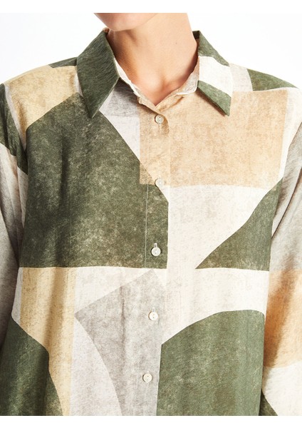 Yeni Sezon Desenli Kadın Gömlek Tunik modelleri