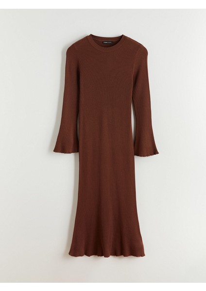 Yeni Sezon Bisiklet Yaka Triko Elbise indirimleri