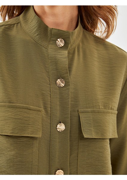 Yeni Sezon Hakim Yaka Kadın Gömlek Tunik modelleri