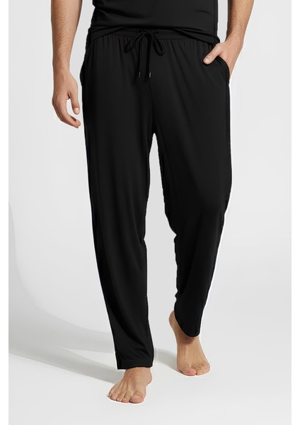 Erkek Uzun Cepli Esnek Likralı Viskoz Pijama Altı MAN02