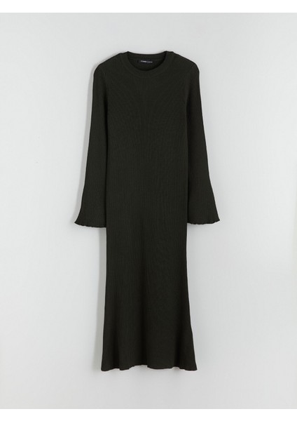 Yeni Sezon Bisiklet Yaka Triko Elbise indirimleri