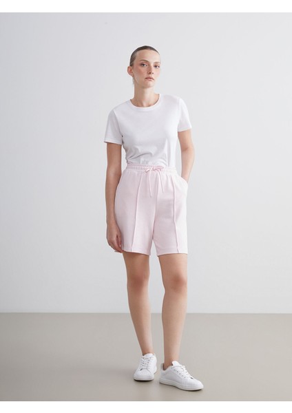 Yeni Sezon Beli Lastikli Kadın Şort