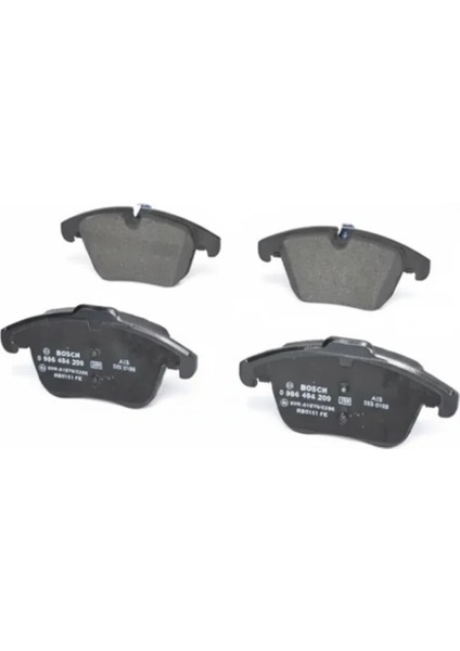 Ford Mondeo 2007> Ön Fren Balatası | Bosch 0986494209 - ME6G9J 2K021 Ab