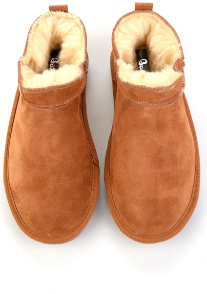 Taba Bej Hakiki Deri Kadın Bot & Bootie K02653018002 fırsatları