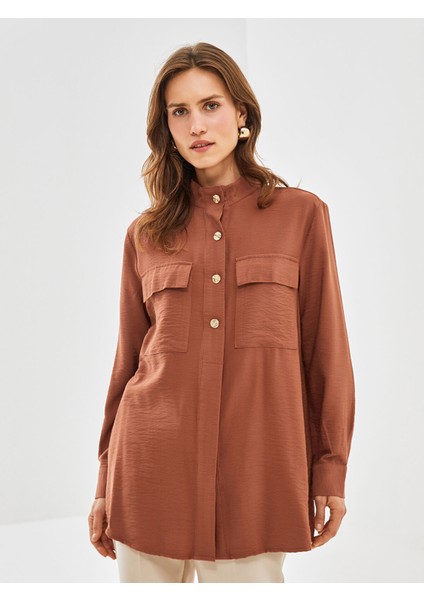 Yeni Sezon Hakim Yaka Kadın Gömlek Tunik