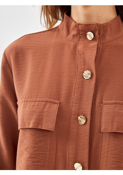 Yeni Sezon Hakim Yaka Kadın Gömlek Tunik modelleri