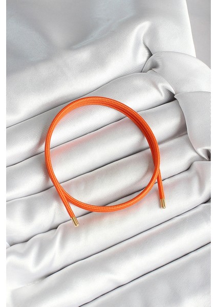 Mıknatıslı Turuncu Renk Sarmal Kadın Bileklik