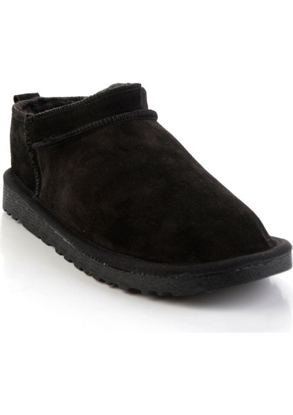 Siyah Hakiki Deri Kadın Bot & Bootie K02653018002 fiyatları