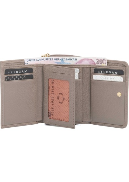 Bej Hakiki Deri Kadın Cüzdan - S1CB00005798-B73