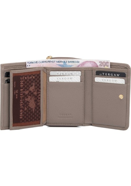 Bej Hakiki Deri Kadın Cüzdan - S1CB00005798-B73