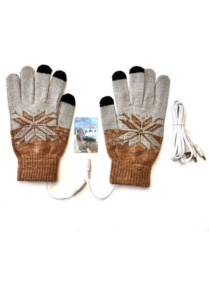 USB Sıcak Eldiven Isıtma Örme Eldiven (Yurt Dışından)