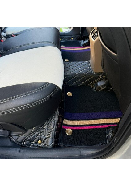 Hyundai Tucson 2015-2020 Arası Aracına Özel 8d Çift Katmanlı Havuzlu Paspas Takımı (Siyah) modelleri