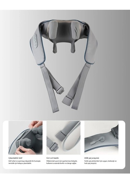 Vnb-01 U Tipi Ergonomik Boyun Masaj Cihazı modelleri