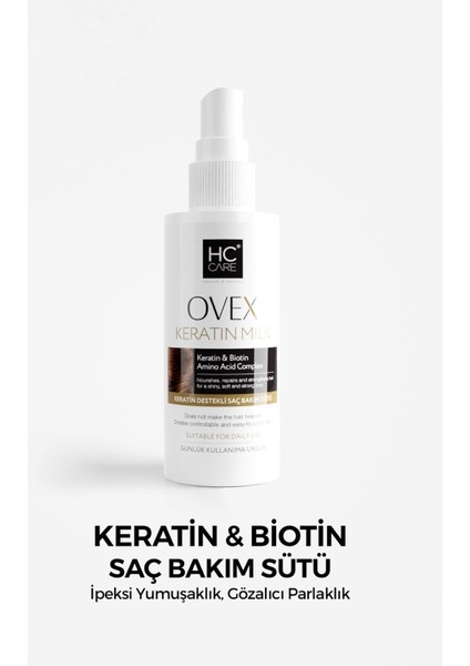 Hc Ovex Keratin & Biotin Saç Bakım Sütü - 150 Ml.